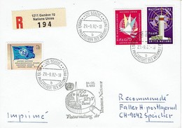 UN Genf - Einschreiben / Registered Letter (O796) - Lettres & Documents