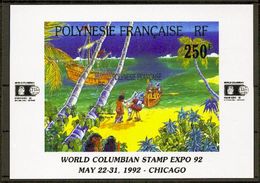 Polynésie Française BF 20 21 Expo Chicago 92 Et China 96 Neuf ** TB MNH Cote 14.7 - Blocks & Sheetlets