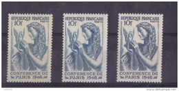 VARIETE DE COULEUR (turquoise/bleu /bleu Foncé N* 762 NEUF** - Unused Stamps