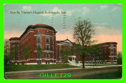 INDIANAPOLIS, IN - NEW ST VINCENT'S HOSPITAL - TRAVEL IN 1919 -  PUB. BY THE INDIANA NEWS CO - - Indianapolis