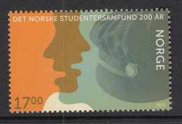 Norway 2013 17k Norwegian Student Society 200 Years - Unused Stamps