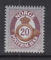 Norway 2013 20k Posthorn - Unused Stamps