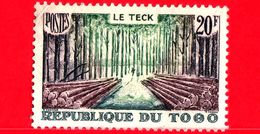 Nuovo - MNH - TOGO - 1957 - Foreste - Legno - Tronchi - Teakwood - Le Teck - 20 - Gebraucht