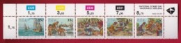 RSA, 1992, MNH Stamps In Control Blocks, MI 834-838, National Stamp Day, X653B - Neufs