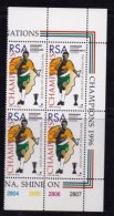 RSA, 1996, MNH Stamps In Control Blocks, MI 991, Soccer Champions, X734 - Ungebraucht
