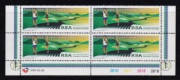 RSA, 1996, MNH Stamps In Control Blocks, MI 1004, Comrades Marathon, X736 - Unused Stamps