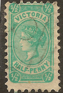 VICTORIA 1901 1/2d Blue-green QV SG 376 U #AAD311 - Used Stamps