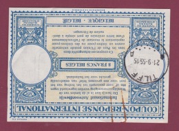 BELGIQUE - 270717 - COUPON REPONSE INTERNATIONAL TILFF 1955 - Storia Postale