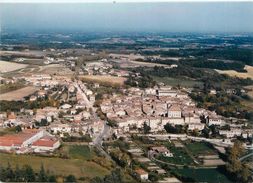 CPSM FRANCE 82 "Montpeza De Quercy, Vue Générale Aérienne" - Montpezat De Quercy