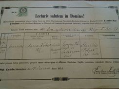 AD024.07  Old Document -Slovakia  - Levoca  Löcse Leutschau - Franciscus KOHUT  1874 - Birth & Baptism