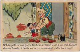 CPSM Walt Disney édition Séphéradiès Non Circulé Pinocchio Chat - Sonstige & Ohne Zuordnung