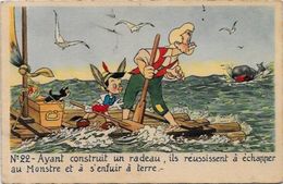 CPSM Walt Disney édition Séphéradiès Non Circulé Pinocchio Chat - Autres & Non Classés