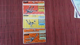 3 Phonecard Football Netherlands Used - Pubbliche