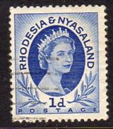 Rhodesia & Nyasaland 1954 1d Definitive, Used, SG 2 (BA) - Rhodesië & Nyasaland (1954-1963)