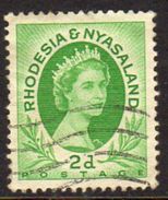 Rhodesia & Nyasaland 1954 2d Definitive, Used, SG 3 (BA) - Rhodesia & Nyasaland (1954-1963)