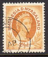 Rhodesia & Nyasaland 1954 2½d Definitive, Used, SG 3a (BA) - Rodesia & Nyasaland (1954-1963)
