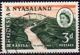 Rhodesia & Nyasaland 1960 Kariba Dam Hydro Electric Scheme 3d Value, Used, SG 32 (BA) - Rhodesia & Nyasaland (1954-1963)