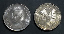 Thailand Coin 5 Baht 1980 Ceres Medal Queen Sirikit Y137 UNC - Thailand
