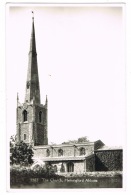 RB 1165 - Real Photo Postcard Hemingford Abbotts Church Near Huntingdon Cambridgeshire - Autres & Non Classés