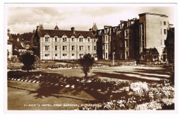 RB 1165 - Real Photo Postcard - Fisher's Hotel From Gardens Pitlochry Perthshire Scotland - Perthshire