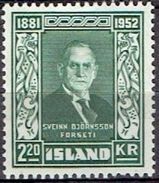 ICELAND # FROM 1952 STAMPWORLD 283* - Neufs