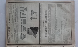 PUB 1890 - ENCLUMES à Dochery 08 Ardennes, Librairie Firmin-Didot, Caramel Pour Amer Eaux De Vie, DISTILATEUR Ch De Rome - Reclame