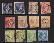 GRECIA. LOTE DE 12 SELLOS CLASICOS - Used Stamps