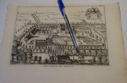 Welden Bij Oudenaarde : Oude Kaart Sanderus - 1735 - Cartes Topographiques
