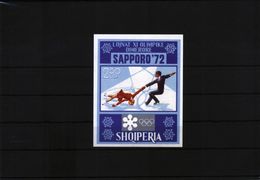 Albanien / Albania Michel Block 44 Postfrisch / MNH - Winter 1972: Sapporo