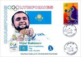 ALGERIJE 2016 - Cover Weightlifting Nijat Rahimov Kazakhstan Olympic Games Rio 2016 Gewichtheben Olympics Halterophilie - Weightlifting