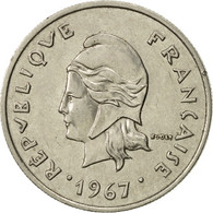 Monnaie, French Polynesia, 10 Francs, 1967, Paris, SUP, Nickel, KM:5 - Frans-Polynesië