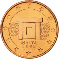 Malte, Euro Cent, 2008, FDC, Copper Plated Steel, KM:125 - Malta