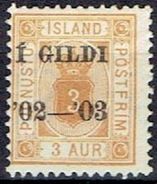 ICELAND # FROM 1902-1903  *  TK: 12 1/4 - Servizio