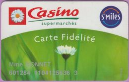 Fidélité -°° Casino - S'miles &ndash; Nominative - Gift And Loyalty Cards