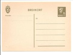 Norges Helpost. Brevkort Michel P91 - Postal Stationery