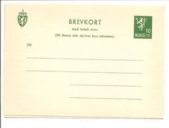 Norges Helpost. Brevkort Michel P98 - Postal Stationery