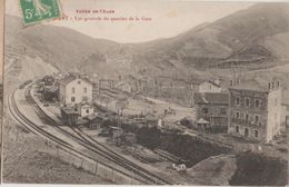 11 Axat 1915 Vue Générale Gare Et Quartier Animée Vallée De L'Aude éditeur Collection ??? Mais Pas Labouche - Axat