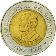 Monnaie, Équateur, 100 Sucres, 1997, TTB+, Bi-Metallic, KM:101 - Ecuador
