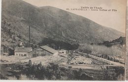 11 Lapradelle 1919 Scierie Vetter Et Fils Joli Plan Industrie Du Bois Vallée De L'Aude éditeur MT Limoges N°100 - Axat
