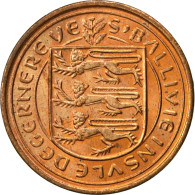 Monnaie, Guernsey, Elizabeth II, 1/2 New Penny, 1971, Heaton, TTB+, Bronze - Guernsey