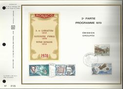 Delcampe - N° 28 DU CATALOGUE CEF . EMISSION GROUPEE . 15 DECEMBRE 1970 . MONACO . - FDC
