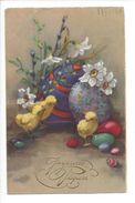 17121 - Joyeuses Pâques Poussins Oeufs Narcisses Edition HWB - Petersen, Hannes