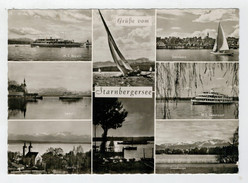 GRUSSE  VOM  STAMBERGERSEE    2  SCAN   (VIAGGIATA) - Starnberg