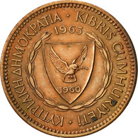 Monnaie, Chypre, 5 Mils, 1963, TTB, Bronze, KM:39 - Zypern