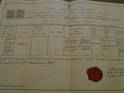 AD026.14  Old Document  Haraszti (Dunaharaszti) 1871 - Mathias Tamasfy -Soroksar - Georgius Hochrein - Birth & Baptism