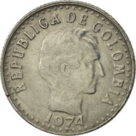 Monnaie, Colombie, 10 Centavos, 1974, TTB, Nickel Clad Steel, KM:253 - Kolumbien