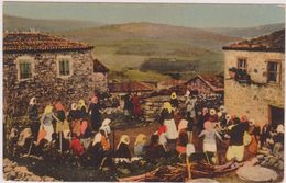 GRECE,GREECE,grecia,griechenland,salonique  En 1917,fete Du Village ,habitants En Costume De Fete,danse,femme Juive - Grèce