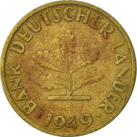 Monnaie, République Fédérale Allemande, 10 Pfennig, 1949, Karlsruhe, TTB - 10 Pfennig