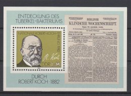 MiNr. 2685 (Block 67) Deutschland Deutsche Demokratische Republik    1982, 23. März. Blockausgabe: 100. Jahrestag - 1981-1990