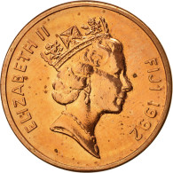 Monnaie, Fiji, Elizabeth II, Cent, 1992, SUP, Copper Plated Zinc, KM:49a - Fiji